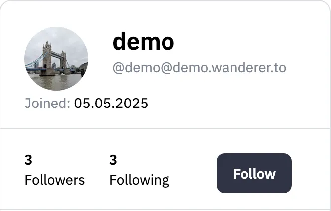 Follow user