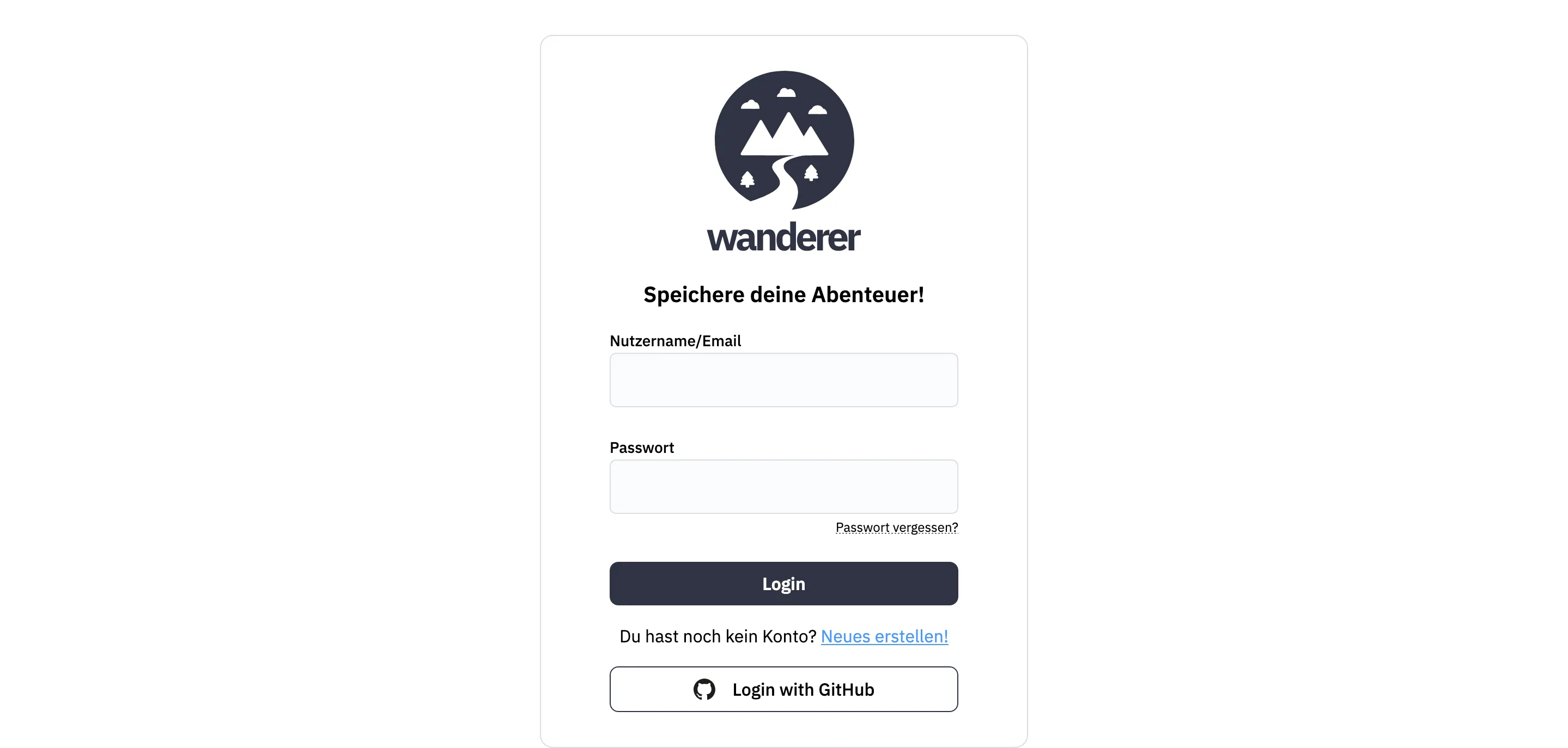 wanderer OAuth